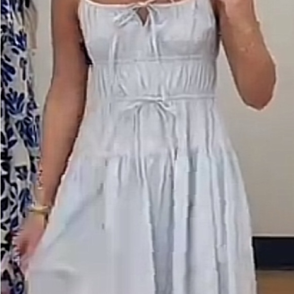 Baby Blue Midi Sundress , size medium